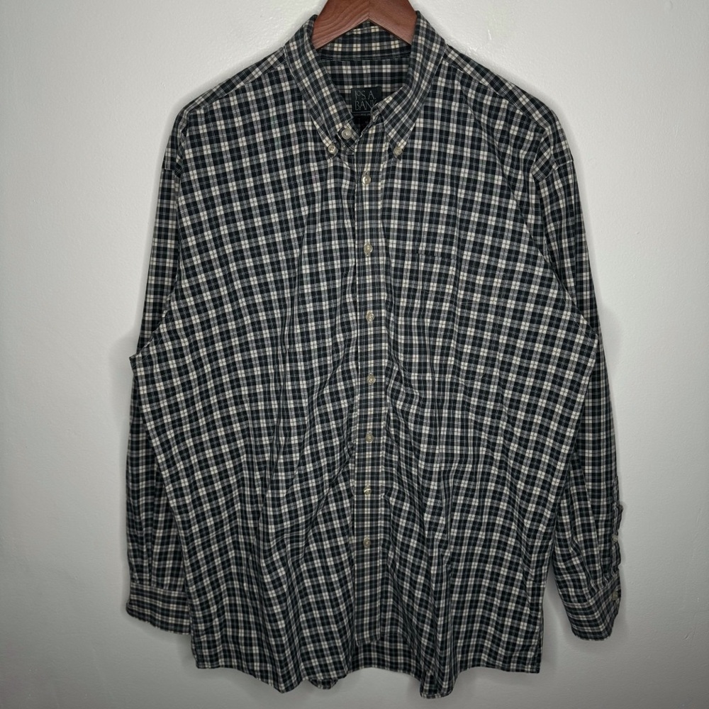 Jos. A. Bank Executive Collection 100% Cotton Long Sleeve Button Down Size XL